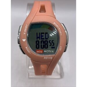 Mio Motiva Petite Watch Heart Rate Monitor Calorie Counter Pink- New Battery
